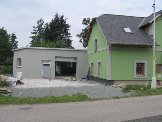 Fasáda RP Výtahy České Meziříčí - po realizaci - klikni pro větší velikost
